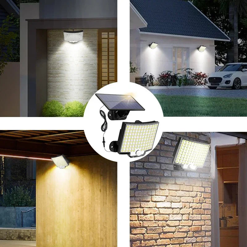 LED Solar, Jardim e Garagem.